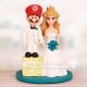Super Mario Character Wedding Cake Toppers