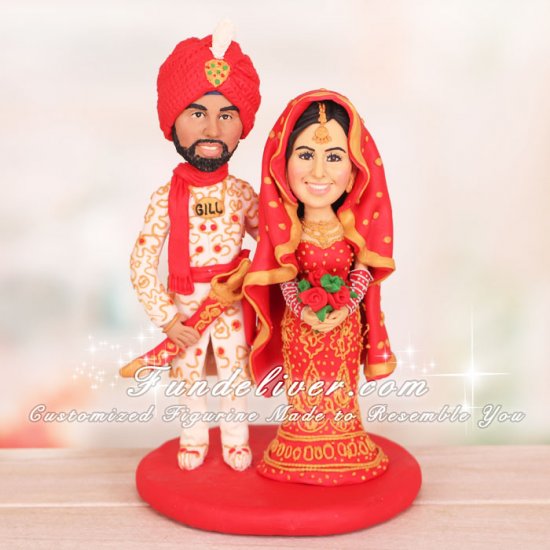 Hindu Indian Theme Wedding Cake Toppers - Click Image to Close