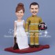 Firefighter Cake Toppers, Fireman Occupation Theme Wedding Cake Toppers & Decoration
