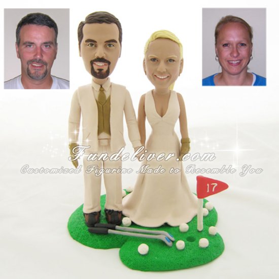 Golf Wedding Cake Toppers, Golf Cake Toppers - Click Image to Close