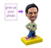 Personalized Gift - Man Figurine in Casual Wear