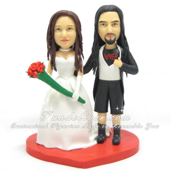 Slayer Wedding Cake Toppers, Slayer Cake Toppers - Click Image to Close