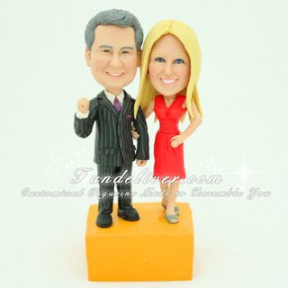 Custom Made 60th Anniversary Figurines Gifts Cake Toppers