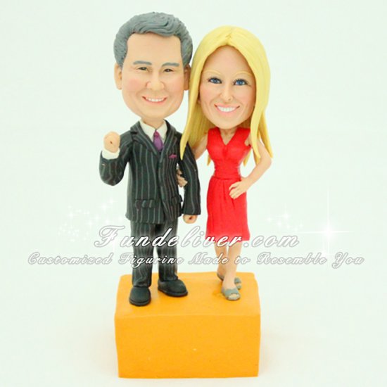Custom Made 60th Anniversary Figurines Gifts Cake Toppers - Click Image to Close