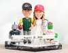 MLB Cake Toppers with Phillies and Marlins Mascots