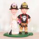 Dead Season Theme Firefighter Wedding Cake Toppers Dead Season Theme Firefighter Wedding Cake Toppers