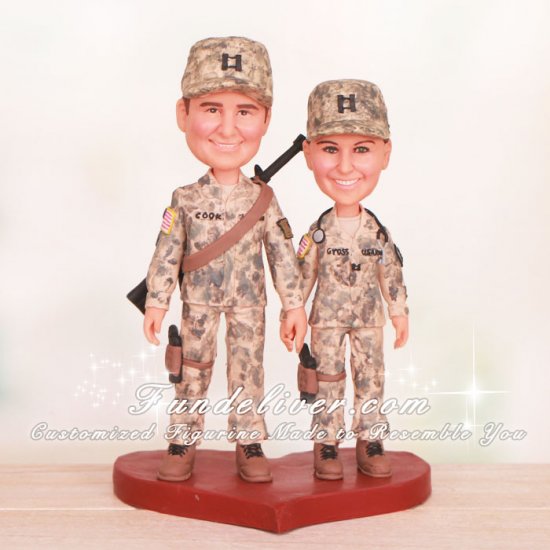U.S. Army CPT Wedding Cake Toppers - Click Image to Close