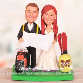 Travel Wedding Cake Toppers