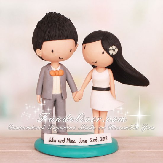 Cartoon Wedding Cake Toppers - Click Image to Close