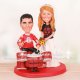 Music and Sports Wedding Cake Toppers