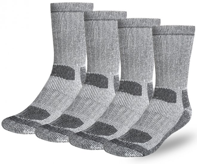 Buttons & Pleats Wool Socks for Men & Women 80% Merino Thermal Warm Cozy Winter Boot Sock - Click Image to Close