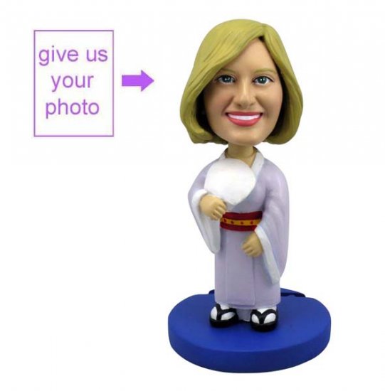 Personalized Gift - Geisha Beauty Figurine - Click Image to Close