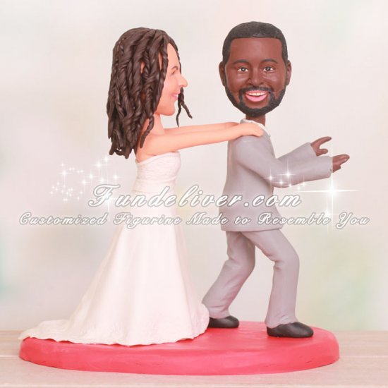 Runaway Groom Wedding Cake Toppers - Click Image to Close