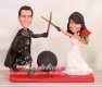 Star War Theme Darth Vader Cake Toppers