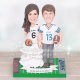 Detroit Lions and Cleveland Browns Cake Topper