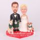 Groom in Kilt Scottish and Irish Theme Wedding Cake Toppers