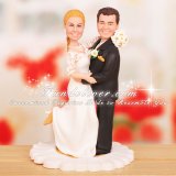 Daisy Theme Wedding Cake Toppers