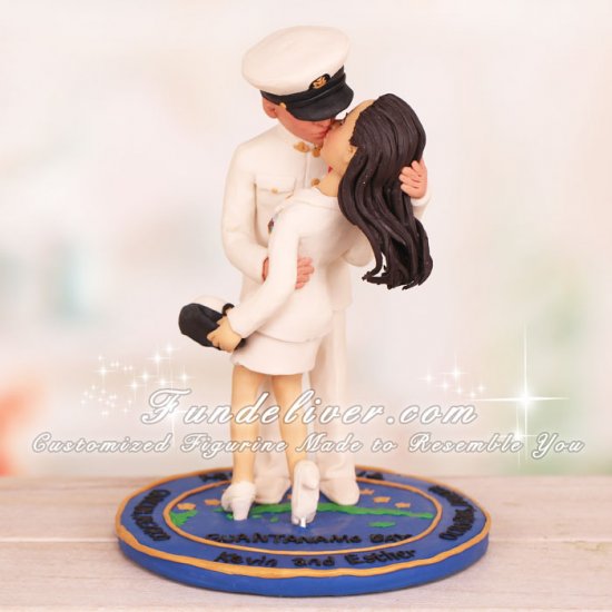 Chief Petty Officer Military Wedding Cake Toppers - Click Image to Close