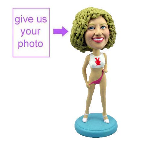 Personalized Gift - Sexy Playboy Cutie Figurine - Click Image to Close