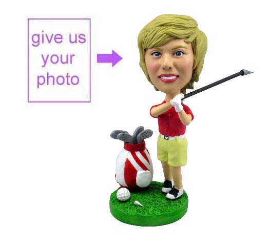 Personalized Gift - Golfing Champion Figurine - Click Image to Close