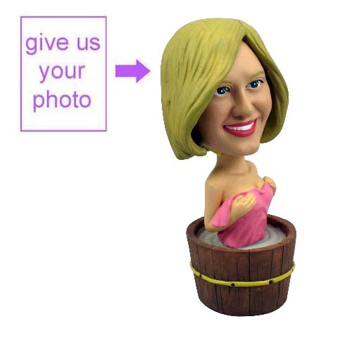 Personalized Gift - Bathing Beauty Figurine - Click Image to Close