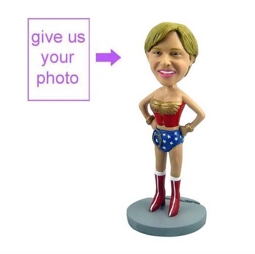 Personalized Gift - Wonder Woman Figurine - Click Image to Close