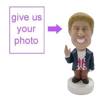 Personalized Gift - British Man Figurine - Click Image to Close