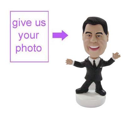 Personalized Gift - Happy Businessman Figurine - Click Image to Close