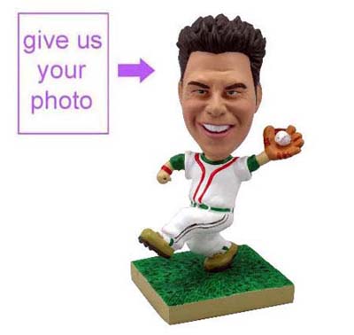 Personalized Gift - Baseball Player Catching - Click Image to Close