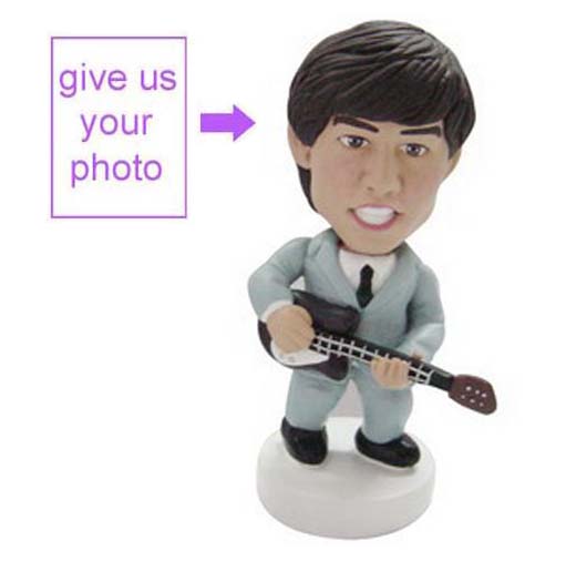 Personalized Gift - Guitar Hero Figurine - Click Image to Close